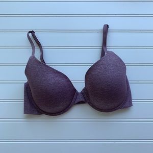 Victoria’s Secret 32D Purple Uplift Semi Demi Bra